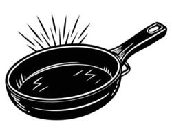 frituren pan illustratie vector