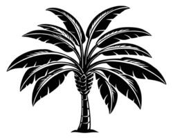 bananenboom tekenen vector