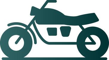 motorfietsen glyph helling icoon vector