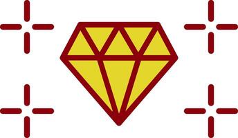 diamant wijnoogst icoon ontwerp vector
