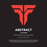 abstract minimalistische logo ontwerp voor merk of bedrijf vector