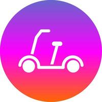 trap scooter glyph helling cirkel icoon ontwerp vector