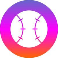 basketbal glyph helling cirkel icoon ontwerp vector