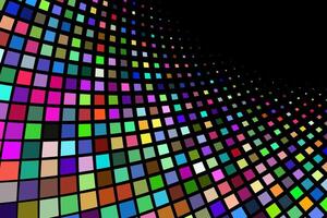 kleurrijk gloeiend halftone deeltjes abstract achtergrond vector