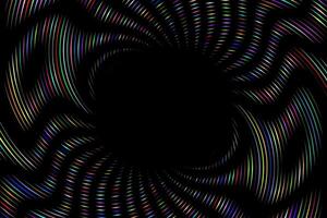 kleurrijk magnetisch golven lijnen abstract achtergrond vector