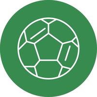 Amerikaans voetbal multi kleur cirkel icoon vector