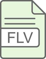 flv het dossier formaat filay icoon ontwerp vector