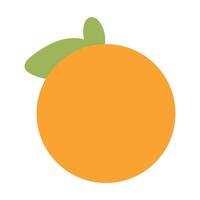 vers oranje citrus fruit illustratie Aan wit achtergrond vector