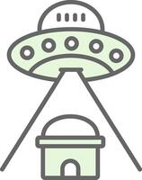 ufo filay icoon ontwerp vector