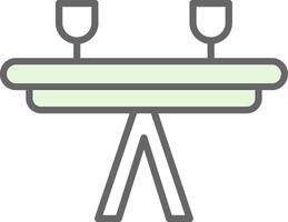 tafel filay icoon ontwerp vector