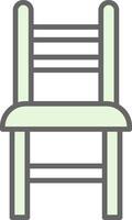 dining stoel filay icoon ontwerp vector