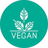 veganistisch multi kleur cirkel icoon vector