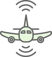 vliegtuig filay icoon ontwerp vector