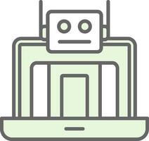 robot filay icoon ontwerp vector