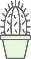 cactus filay icoon ontwerp vector