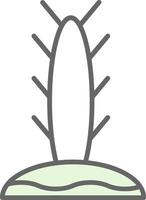 cactus filay icoon ontwerp vector