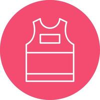 tank top multi kleur cirkel icoon vector