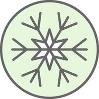 sneeuwvlok filay icoon ontwerp vector
