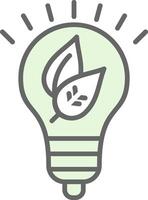 groen innovatie filay icoon ontwerp vector