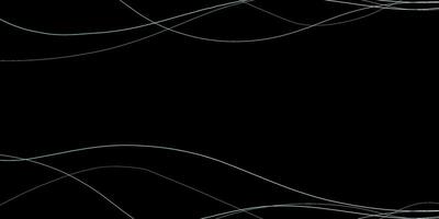 abstract golvend dynamisch blauw groen paars licht lijnen kromme banier Aan zwart achtergrond in concept technologie, neurale netwerk, neurologie, wetenschap, muziek, neon licht vector