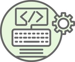 web ontwikkeling filay icoon ontwerp vector