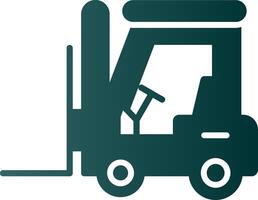 heftruck glyph helling icoon vector