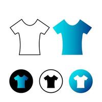 abstracte vrouw tshirt pictogram illustratie vector