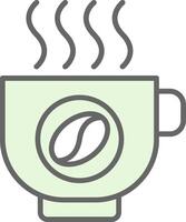 koffie filay icoon ontwerp vector
