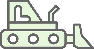 bulldozer filay icoon ontwerp vector