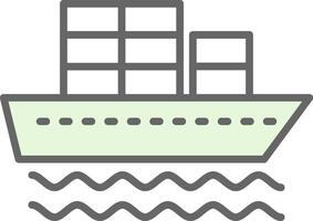 houder schip filay icoon ontwerp vector