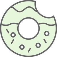 donut filay icoon ontwerp vector