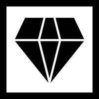 Vector diamant pictogram