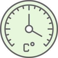 thermometer filay icoon ontwerp vector