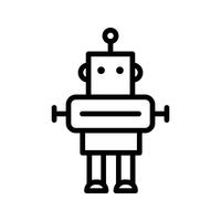 robot vector pictogram