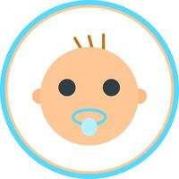 baby vlak cirkel icoon vector