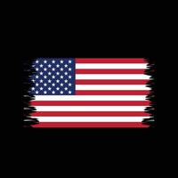 vlak ontwerp Amerikaans vlag achtergrond vector