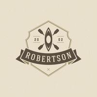 raften logo embleem illustratie. vector