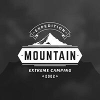 bergen logo embleem illustratie. vector