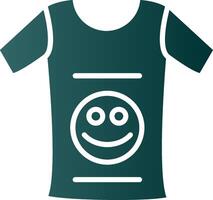 kleding glyph helling icoon vector