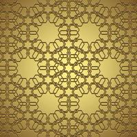 gouden cirkel ornament vector