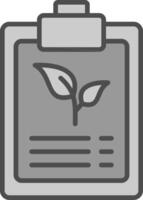milieu programma lijn gevulde grijswaarden icoon ontwerp vector
