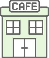 cafe filay icoon ontwerp vector