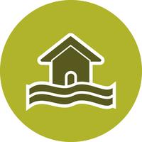 Flood symbool vector pictogram