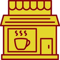 koffie winkel wijnoogst icoon ontwerp vector