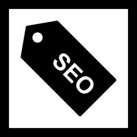 vector seo labelpictogram