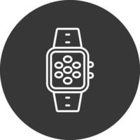 apps lijn omgekeerd icoon ontwerp vector