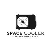 ruimte koeler illustratie logo vector