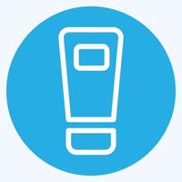 icon lotion - blauwe ogen stijl vector