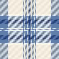 patroon plaid naadloos van controleren achtergrond met een kleding stof Schotse ruit textiel textuur. vector