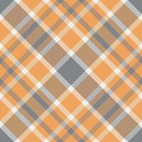 kleding stof textiel controleren van structuur Schotse ruit patroon met een naadloos achtergrond plaid . vector